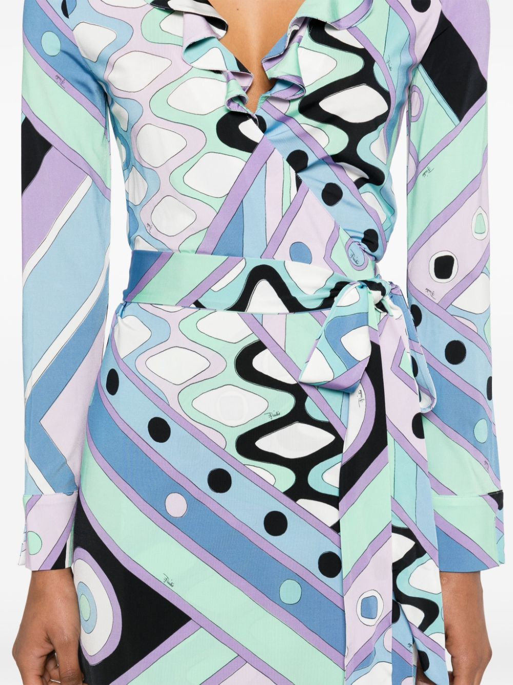 Vivara-Print Wrap Dress