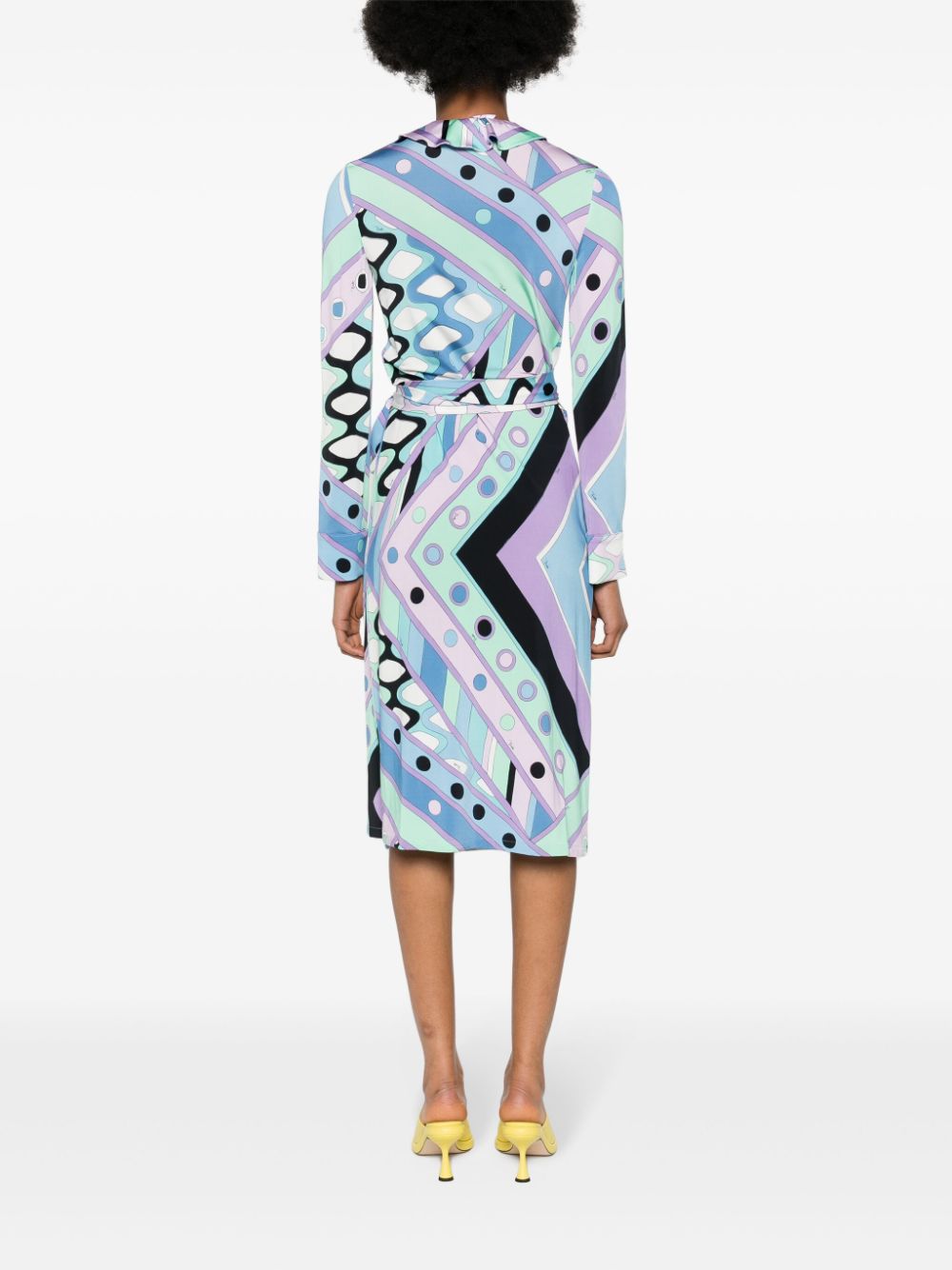 Vivara-Print Wrap Dress