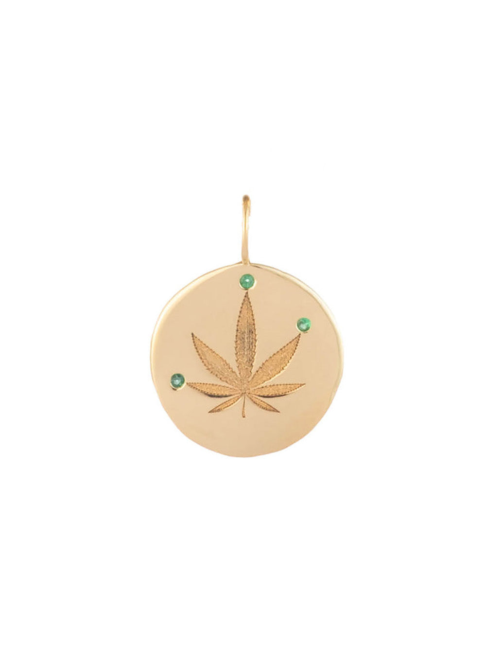 Cannabis Leaf Charm