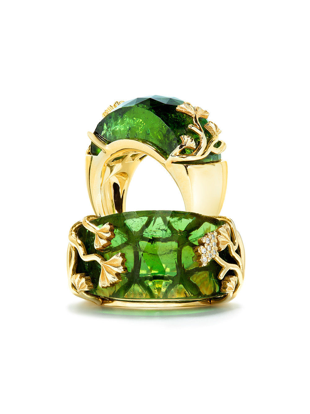 Ginko Leaves Ring