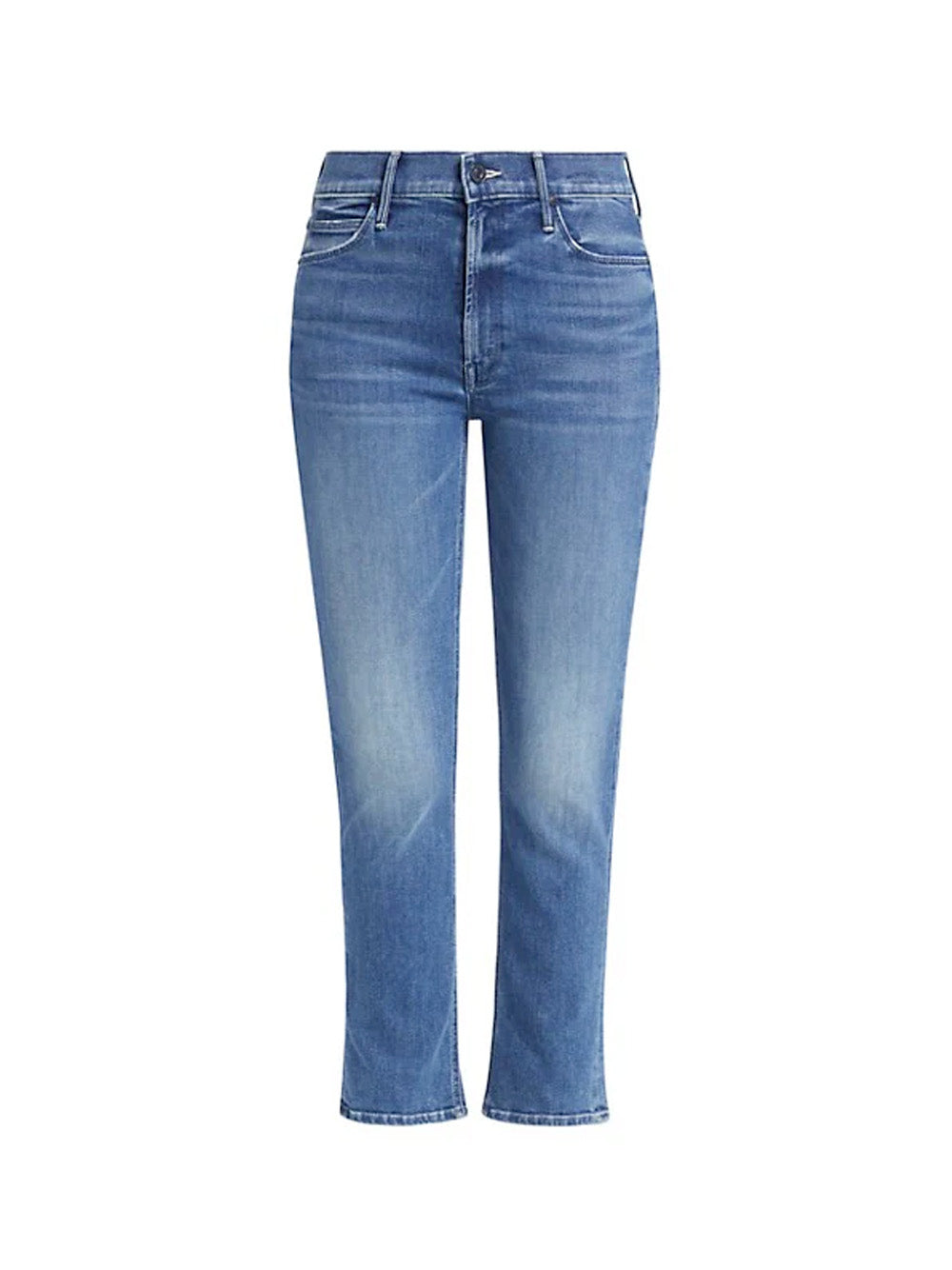 The Mid Rise Dazzler Ankle Step Fray Jean