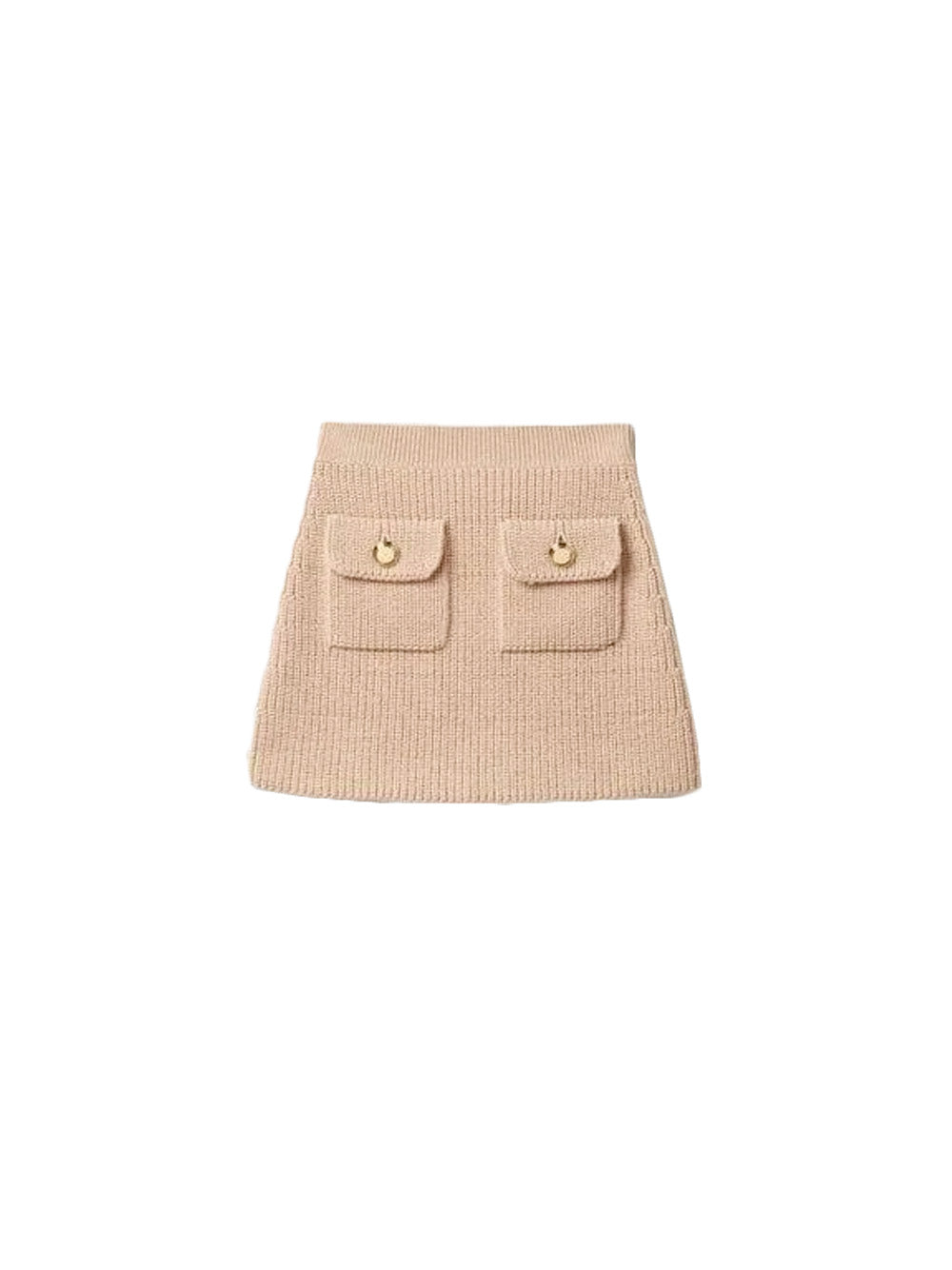 Wool Mini Skirt