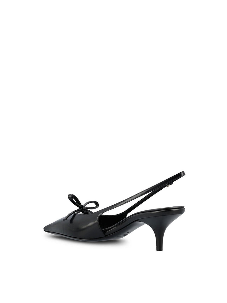 Patent Bow Kitten Heels Kirna Zabete