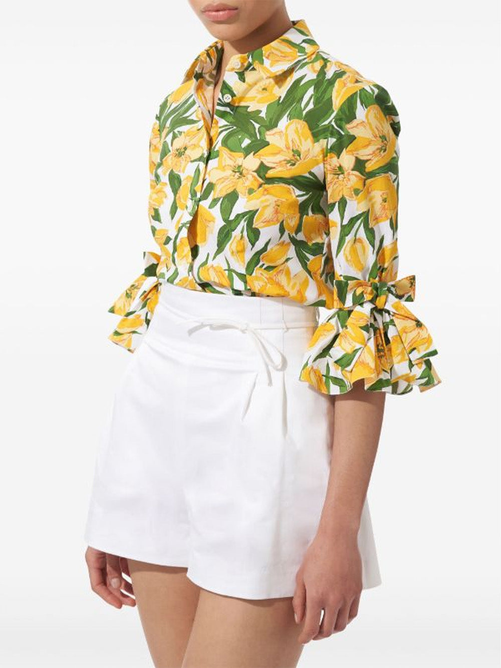 Floral Buttondown Midi