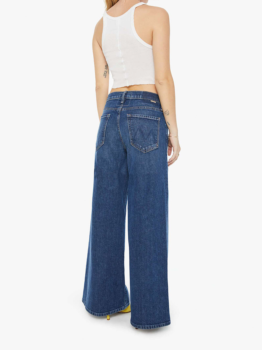 The Mid Rise Dazzler Ankle Step Fray Jean