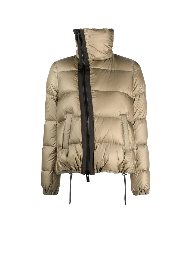 Asymmetrical puffer jacket hotsell