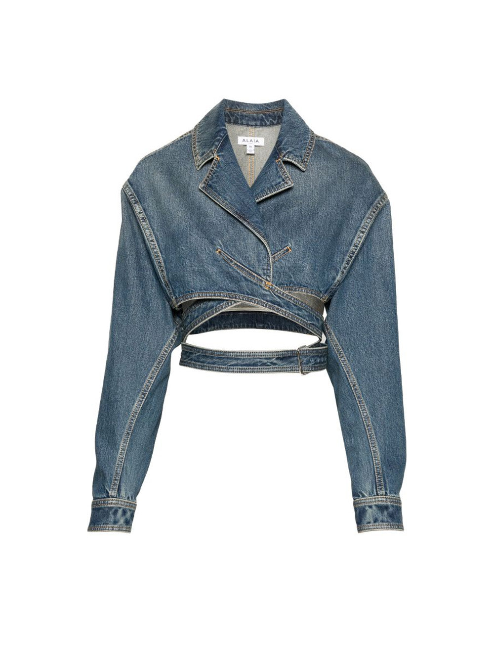 Denim Crossover Jacket