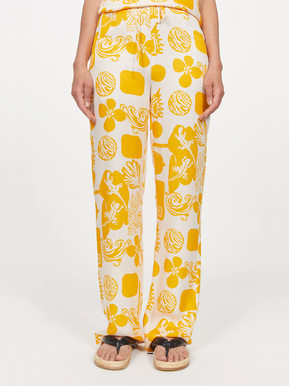 Lunara Printed Pants