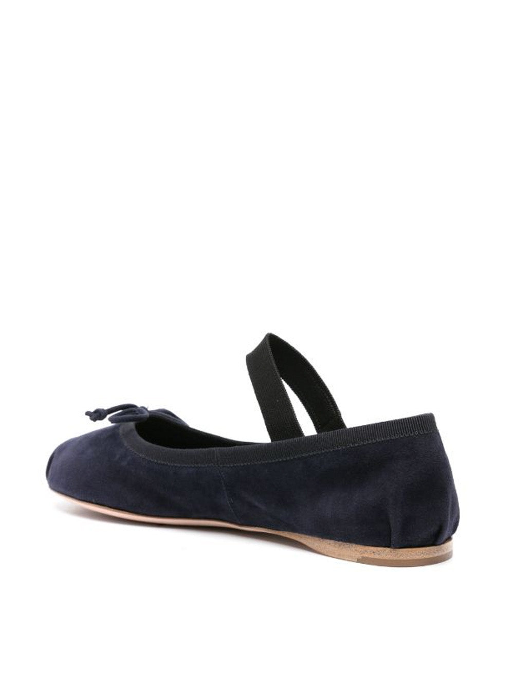 Suede Ballerina Flats