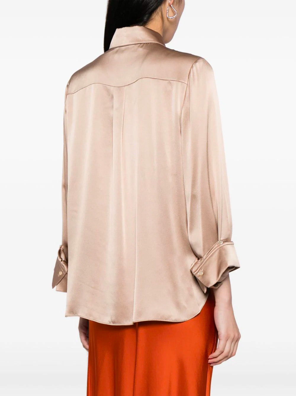 Boyfriend Silk Shirt