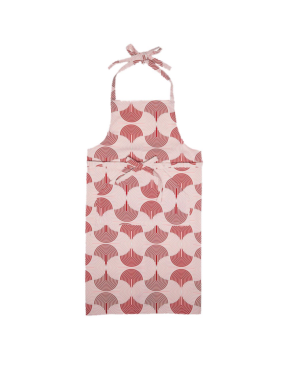 Geometric Print Apron