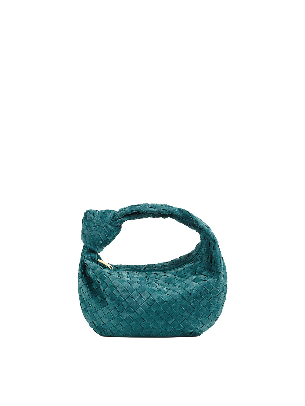 Jodie Teen knotted intrecciato suede tote